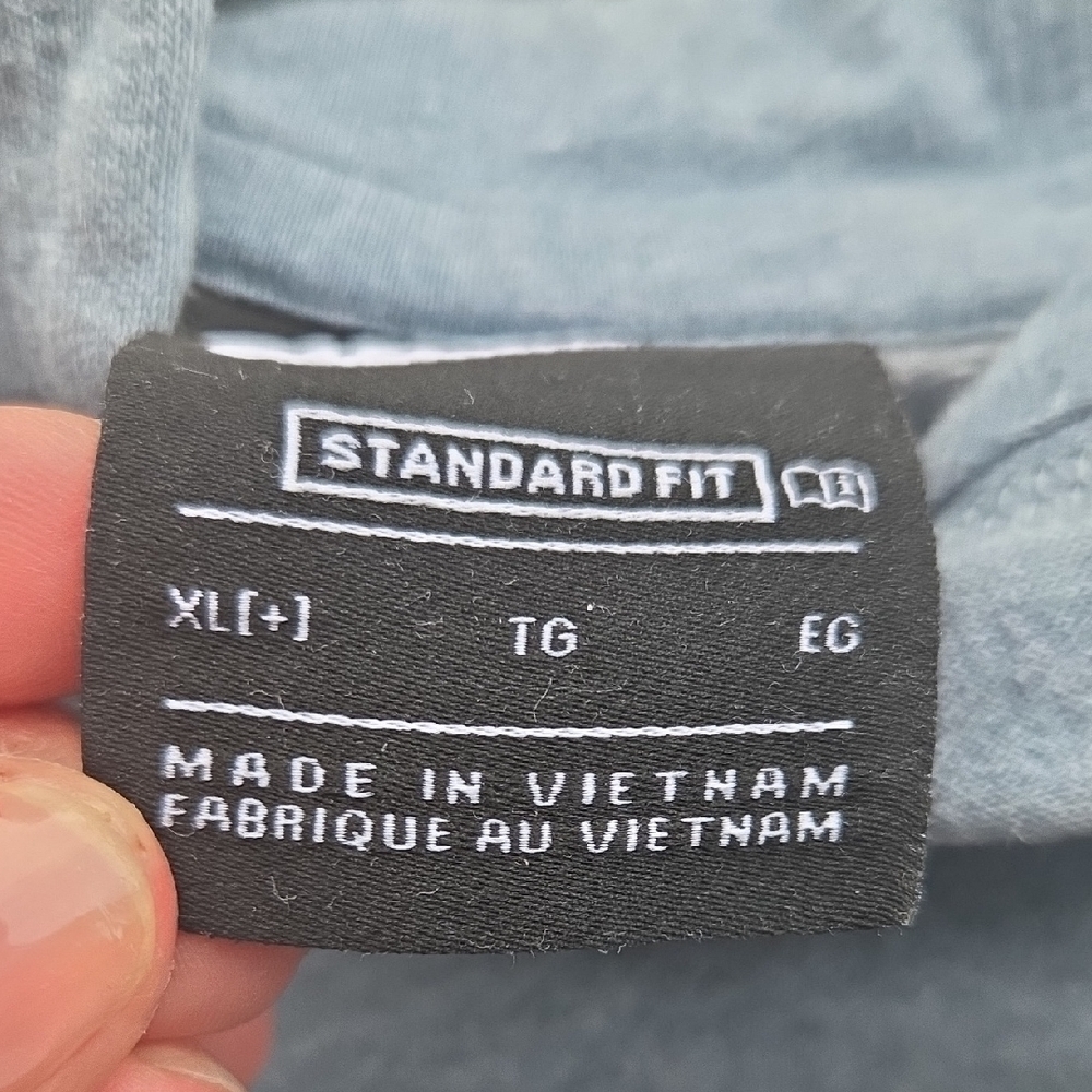 Nike Youth Heather Gray/Blueish Hoodie - Picture 2 of 4